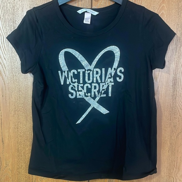 Victoria's Secret Tops - Victorias Secret - Heart logo Tshirt